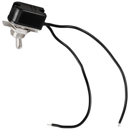 GARVALON Commutateur à Bascule Pour Véhicule Avec Fil Remplacement Pour Systèmes Électroniques Automobiles Installation Facile Et Performance Stable