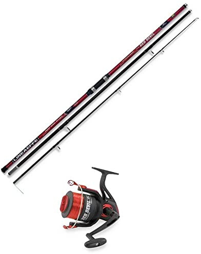 Lineaeffe Combo Brandungsset Red Devil Rute+Rolle