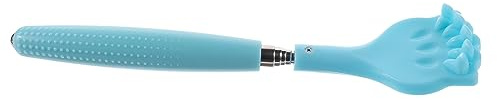 Rascador de Espalda Retráctil de Acero Inoxidable Mango Largo | Azul, Pp, Experiencia Cómoda y Suave, Varilla Extensible, Uso Portátil