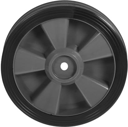 IWOWHERO BBQ Grill Wheel for Outdoor Grilling and Picnics Replacement Black Rubber Utility Cart Wheel with Easy Mobility and Simple Installation