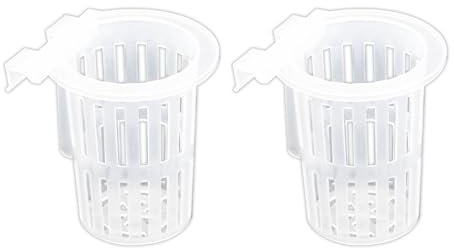Zenlir 2PCS Aquariums Plant Holder for Various Fish Tanks Aquariums Hydroponic Planter Basket Pot Fishtanks Habitat Supply