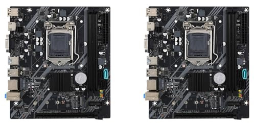 Yoeruers 2X New B75 Desktop Computer Motherboard with M.2 Interface LGA-1155 Pin DDR3 Memory Supports 2/3 Generation CPU