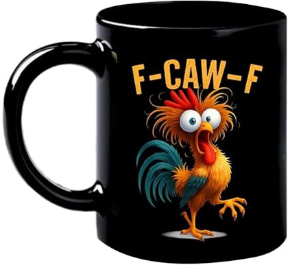 Taza divertida impresa Taza divertida Taza de regalo para compañeros de trabajo, tazas de café originales y divertidas, taza de bebida de pollo original | Taza para beber para hombres para agua y café