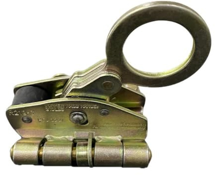 Pegciuho Rope Grab Sicherungsgerät Kletterausrüstung Absturzsicherung Aluminiumlegierung für Dachkonstruktion Höhenarbeit Felsklettern Rettungsdienst, 3