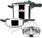 Magefesa DYNAMIC - Set Ollas Express Rápidas de 3L + 6L + Cestillo, Acero Inoxidable 18/10, Eficiencia Energética, Todo tipo de cocinas, Inducción