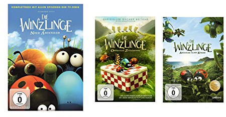 Die Winzlinge - Neue Abenteuer Box (Komplette TV Serie) + 2 Spielfilme (Operation Zuckerdose + Abenteuer in der Karibik) im Set - Deutsche Originalware [8 DVDs]