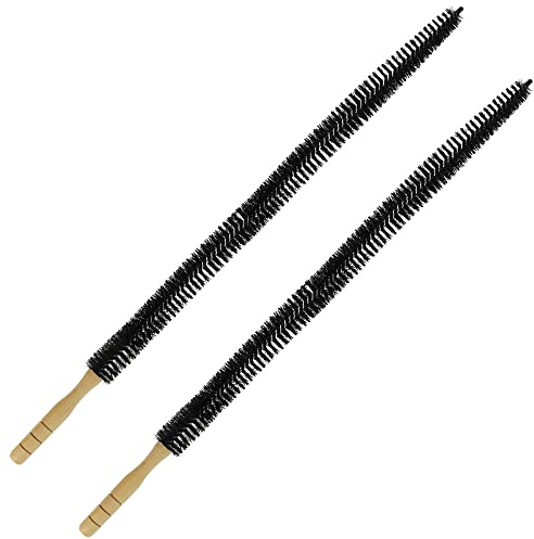 ComPDCVD 2 Stück Heizkörper Bürste Reinigungsbürste Heizkörperbürste 75 cm Flexibel Reinigungsbürste Schonende Borsten Heizkörperreinigungsbürsten Flexibler Griff für schwer zugängliche Reinigung