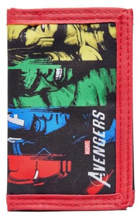 Official Marvel Avengers Kids Children Tri-fold Wallet Multicolor