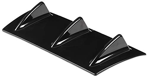 Heckschürze Spoiler, Universal Auto Heckschürze Chassis Haifischflosse Spoiler Flügellippe Diffusor (S)