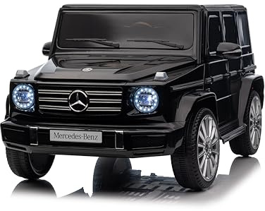 RELAX4LIFE Mercedes-Benz G500 Coche Eléctrico Todo Terreno con Mando a Distancia, Multimedia para Niños de 3+ Años
