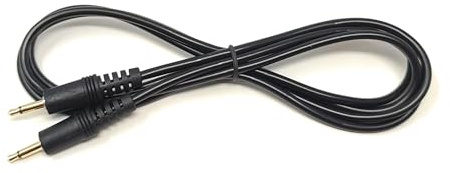 Maincore 1.5m 3.5mm to 3.5mm MONO Jack Cable Lead For Audio or Power GOLD PLATED Connectors (1.5m)