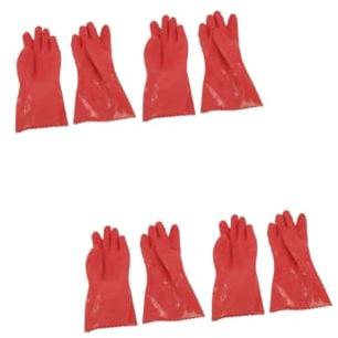KONTONTY 2pairs Peeling Gloves for Vegetables and Fruits Anti-slip Potato Gloves Fits All Easy to Use Kitchen Gadget for Safe Vegetable Processing