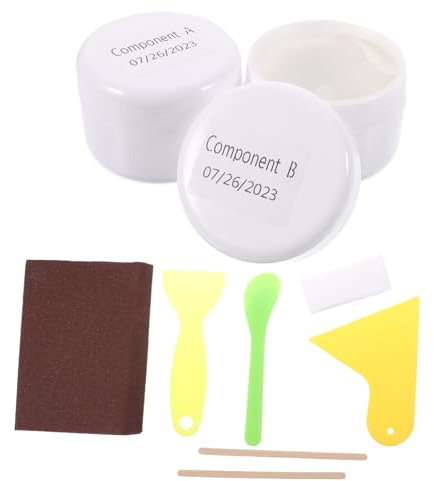 OSALADI Kit De Réparation De Porcelaine pour Lavabo Kit De Réparation pour Carrelage Inodore pour Carrelage Et Lavabo