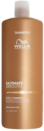 Wella Professionals ULTIMATE SMOOTH Shampoo (1l) | Mjukgörande schampo - För frizzfritt hår