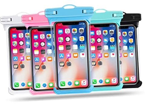 CTIRCHIU Custodia per Telefono PVC Trasparente Galleggiante per Attività Outdoor e Spiaggia