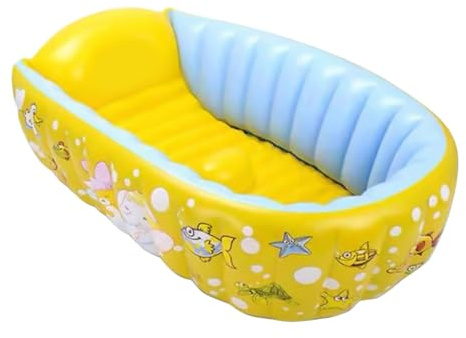 Abaodam Vaschetta Estive per Gonfiabile Ragazzo Bagno in Ragazza e Design Pvc Motivo Cartonenimato, Facile Riporre Bagnetto Sicuro Vacanze