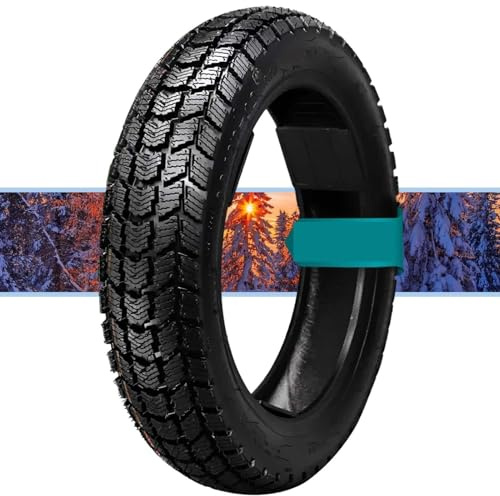 3.50-12 Pneu Moto Hiver Tubeless Traction Tout-Terrain 3.50x12 8PR 64J 3.50 12 300kPa Avant Arrière(1pc)