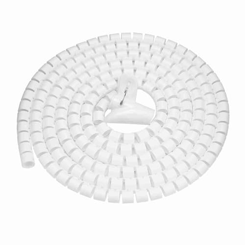 Avvolgicavo a spirale, Avvolgicavo a spirale Copricavo Manicotto per fascio Tubo flessibile Protezione per cavo flessibile Copricavo libero Tubo per cavo elettrico per cavo per (3,0 m*16 mm)