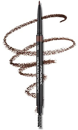 Eyebrow Pencil Natural Look,Black Eyebrow Pencil Easy To Use,Brow Pencil Long-Lasting,Waterproof Precise Application,Vegan & Cruelty-Free 0.08g (103#Dark Brown)