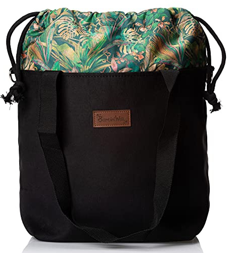 BAMBINIWELT Wickeltasche Schultertasche Shopper Babytasche Windeltasche aus LEDER für Kinderwagen Buggy (Modell 9)