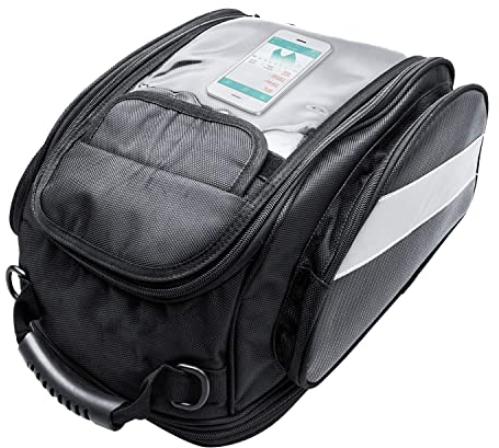 Dracarys Motorrad-Tanktasche - Oxford Sattel Schwarz Motorradtasche - Starke Magnettasche für Honda Yamaha Suzuki Kawasaki Harley
