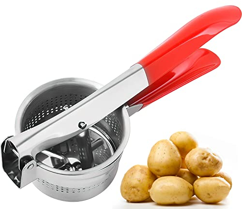 Kartoffelpresse - TAAVOP Ricer für Kartoffelpüree Masher, Kartoffelpresse Edelstahl Professional, zum Erstellen von Kartoffelpüree, Püree