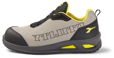 Utility Diadora Smart SOFTBOX Low S1PL FO SR ESD, Zapatillas de Seguridad Unisex-Adulto, Moon Rock Grey, 42 EU