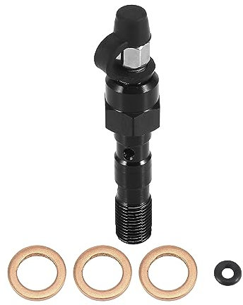 NEPHEW Kompatibel Mit Suzuki M10 X 1,0 Mm Motorrad-Entlüftungsnippelkappe, Motocross-Fahrradbremsen-Hauptzylinder-Bremssattel-Entlüftungsschraube Mit Kappe Schrauben Kit Motorrad (Color : 68mm A)