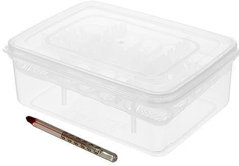 Happyyami Reptilien Eier Inkubator Mit Fächern Transparente Brutbox Für Geckos Und Andere Reptilien Leicht Und Tragbar Für Hatching Von Reptilieneiern