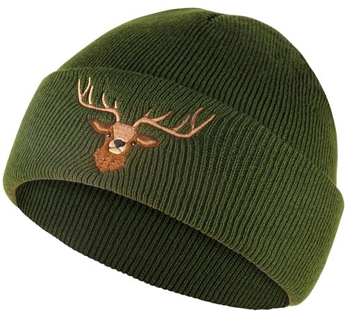 Merclix Bonnet Chasse Homme/Femme - Idee Cadeau Chasseur pour Anniversaire et Noël - Accessoire Chasse