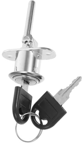 UKCOCO Verrou Pour Tiroir Avec Clé Serrure De Tiroir Coulissant Cadenas De Sécurité Pour Bureau Et Maison Serrure De Porte Armoire