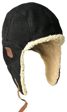 Outbacker Flieger Winter-Mütze- Warme Pilotenmütze mit Teddy-Fell gefüttert