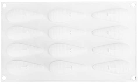 Carrot Shape Silicone Cake Mould 12 Grid for Baking Kitchen Home