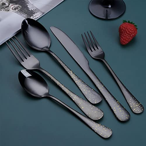Ensembles de couverts de table Ensemble de couverts en argenterie Couverts Ustensiles polis Halloween Restaurant Hôtel Maison Anniversaire Chandelles Famille Étoile brillante Cuisine luxueuse de haut