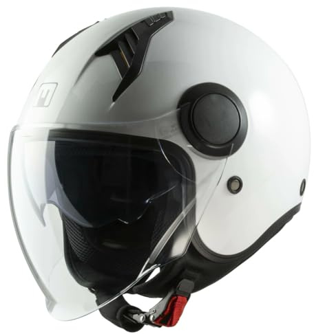Casco Jet MPH NEW ONE ECE 22.06 Doppia Visiera Bianco