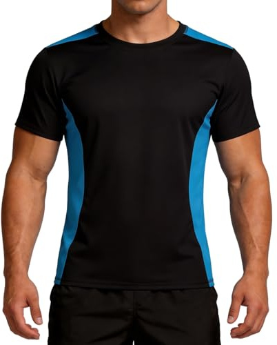 Charmo Mens Rash Vest UPF 50+ Quick Dry Rash Guards T-Shirt | Sun Protection, Breathable, Stretchy, Water Sports