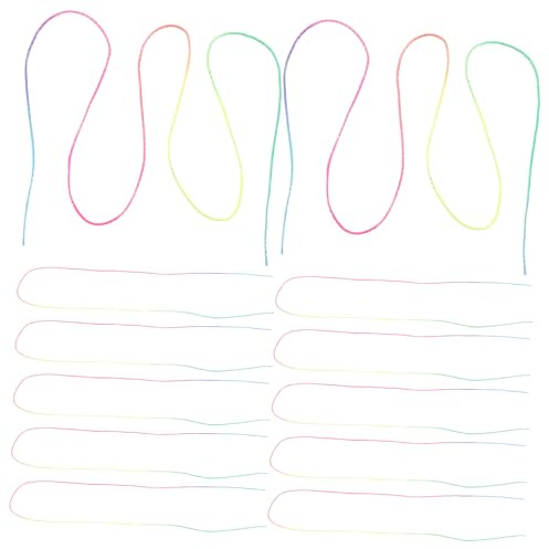 Flechtgarn für Haare 120 Stücke mit Farbverlauf, Rope, Mädchen | Selbstgemacht Styling für Zöpfe, Wiederverwendbar, Funkelnder Look, für Festivals und Partys, 7 Farben mit Silberfaden