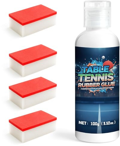1DFAUL Colla da ping pong da 100 ml, ad asciugatura rapida per pavimenti e legni, per montaggio e manutenzione, forte adesione, impedisce il distacco, garantisce stabilità e prestazioni ottimali