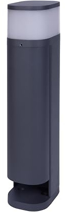 BOLD-Volo-Poller-Parent (Anthrazit, 2 Fach mit Smart Home) | Dämmerungssensor, LED 470lm 2700K, Anthrazit, IP44, kompatibel mit Alexa & Tuya, ideal für Außenbereich und Terrasse