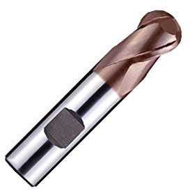 YG-1 gb535250 Coated hssco8 nariz de bola de 2 flauta Slot taladro corto