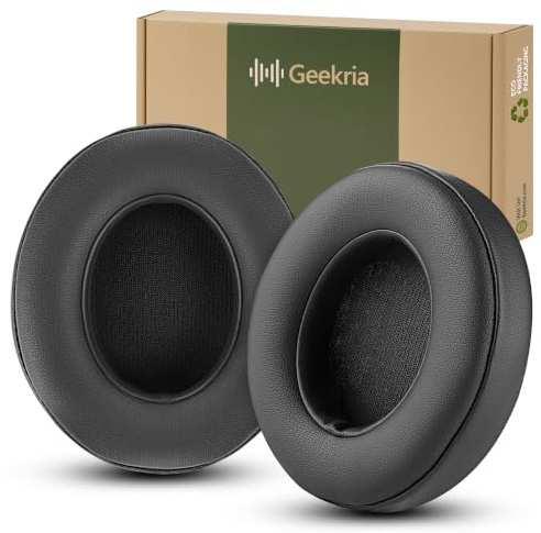 Geekria Replacement Ear Pads Compatible with Beats Studio 3 Wireless Headphones (A1914), Ear Cushions Repair Parts (Shadow Grey)