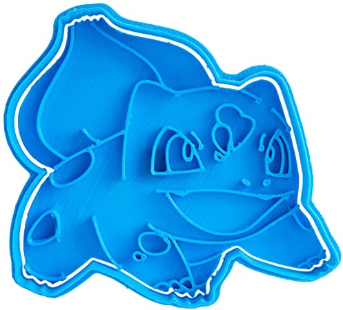 Cuticuter Bulbasaur Pokémon Keksausstecher, Kunststoff, Blau, 8 x 7 x 1,5 cm