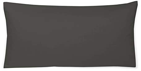 Irisette Paris 8000 Satin Kissen Bügelfrei I Größe 40x80 cm I Farbe 12 Grafit