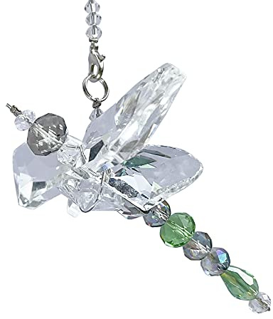Crystal Dragonfly Suncatcher – Prism Rainbow Maker for Car, Garden, Home & Window Décor – Dragonfly Charm Gift for Mom or Grandma