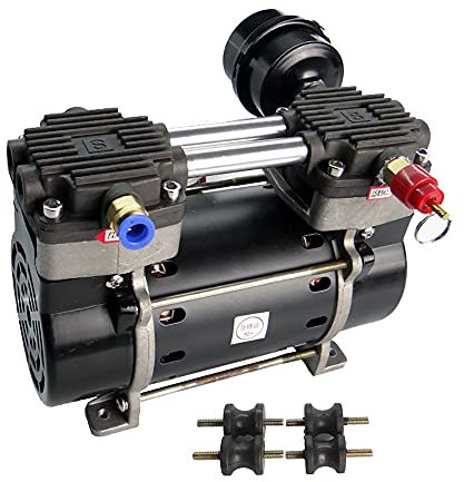 Equipo De Belleza De Cabezal De Compresor De Aire Pequeño De 220 V, Bomba De Aire De Refuerzo Silenciosa De Pistón Sin Aceite De 230 W 8 Kg Con Silenciador De Filtro 1400Rpm 0,8Mpa