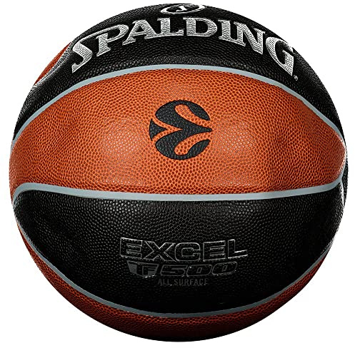 Spalding 77101Z basketbollar svart/orange 7