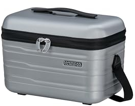 American Tourister Flashline - Kosmetikkoffer, 36 cm, Silber (Sky Silver)