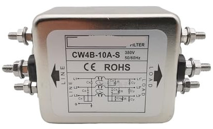 SAEVVCJWW Entstörter dreiphasiger Netzfilter CW4B-10A-S 10A CW4B-20A-S 20A AC 380V(CW4B-10A-S 10A 380V)