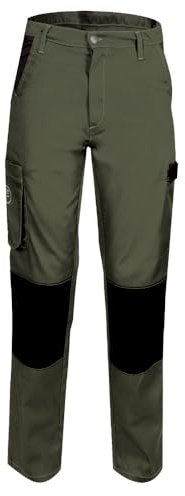 Fashion Sécurité Pantalon de Travail Femme Kaki Résistant, Confortable et Tendance - Bricolage et Jardinage