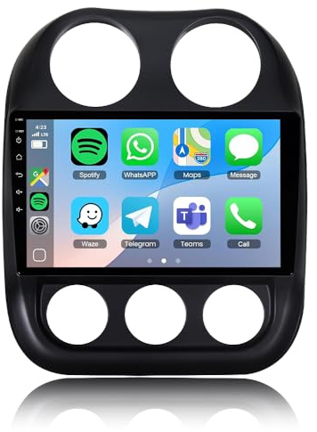 ACAVICA 9 Pouces Autoradio Android 15 pour Jeep Compass 2010-2016